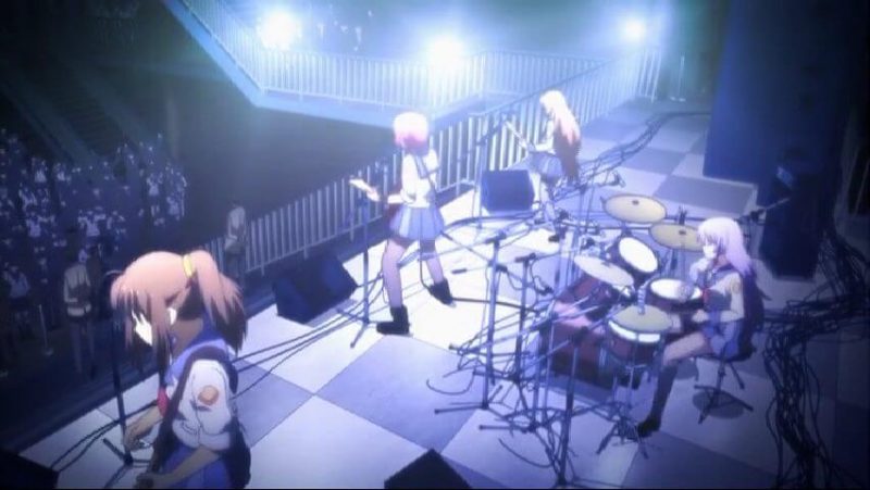 angelBeats2 Girls Dead Monster performing