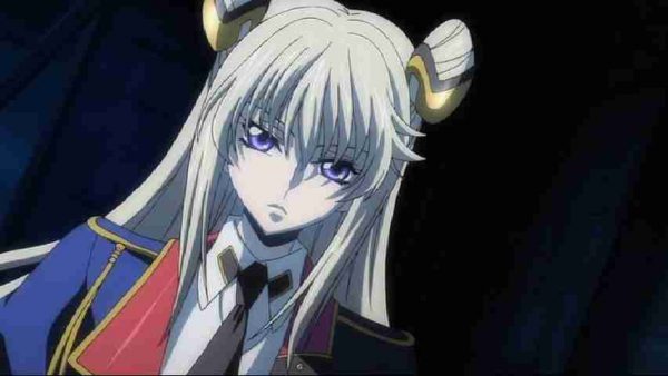 CodeGeassAkitoTheExiledOVA1At6m55s Leila Malcal from Code Geass Akito thr Exiled